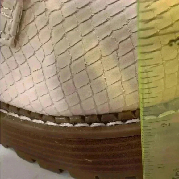 Altar’d State Chucky Platform Bootie Faux Snakeskin design  (Tan) Size 8 - Picture 12 of 13